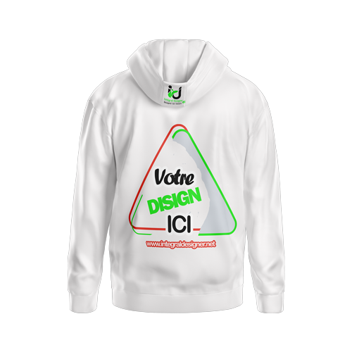 Hoodie Mockup Back View votre design4